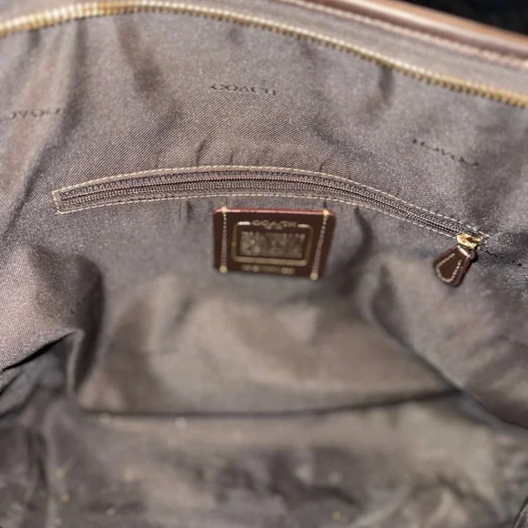 COACH Taylor Tote Bag in Signature Khaki Brown 100% authentic! - Picture 12 of 15